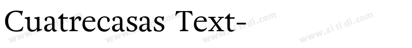 Cuatrecasas Text字体转换